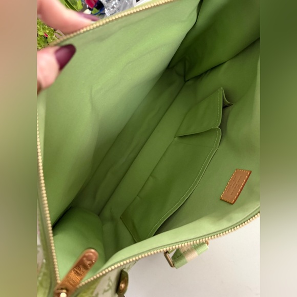 Louis Vuitton Sac Mary Kate 48H Green Monogram Line Large Tote Bag - Picture 7 of 15